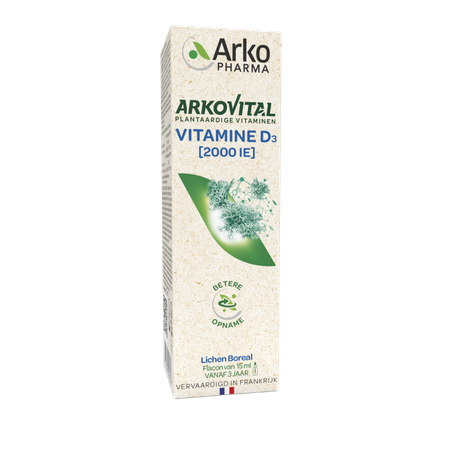 Arkovital Plantaardige Vit D3 & E Fl 20ml  -  Arkopharma 