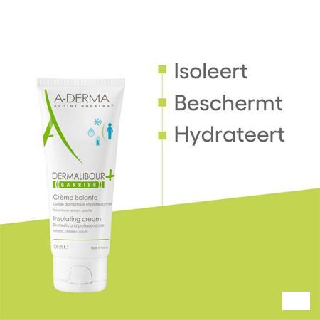 Aderma Dermalibour + Barrier Creme Isolerend 100 ml  -  Aderma