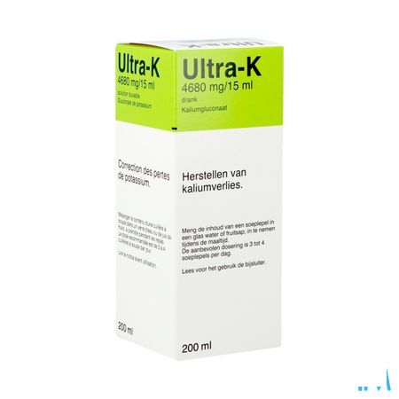 Ultra K Oplossing Potassium 200 ml  -  Melisana