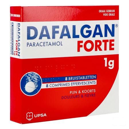 Dafalgan Forte 1 gr Citrus Bruistabletten 8