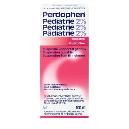 Perdophen Pediatrie Suspensie Or 100 ml 20 mg/ml