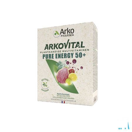 Arkovital Pure Energy 50 + Capsule 60  -  Arkopharma