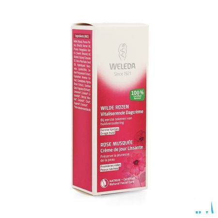 Weleda Wilde Rozen Dagcreme Vitaliserend Tube 30 ml  -  Weleda