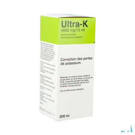 Ultra K Oplossing Potassium 200 ml  -  Melisana