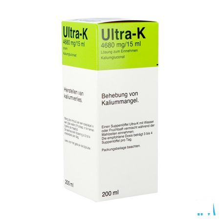 Ultra K Oplossing Potassium 200 ml  -  Melisana