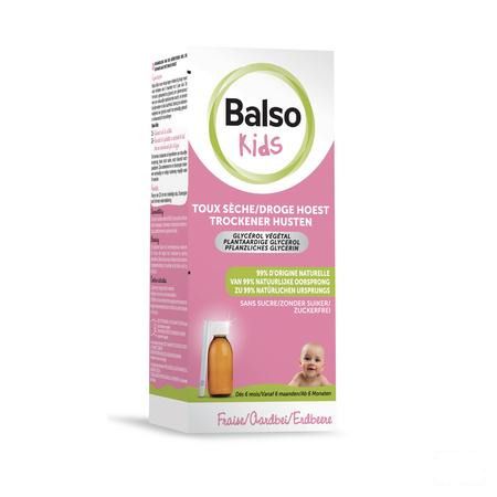 Balso Kids Hoestsiroop zonder suiker 125 ml + pipet