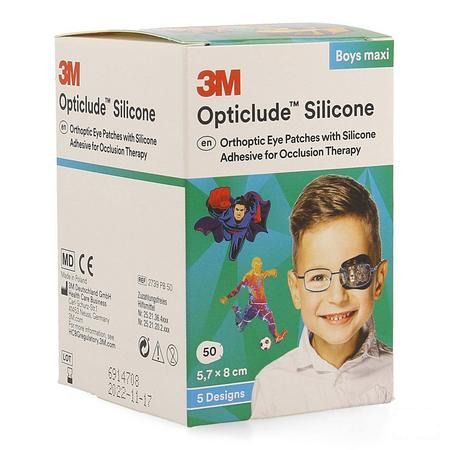 Opticlude 3m Silicone Eye Patch Boy Maxi 50  -  3M