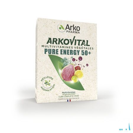 Arkovital Pure Energy 50 + Capsule 60  -  Arkopharma