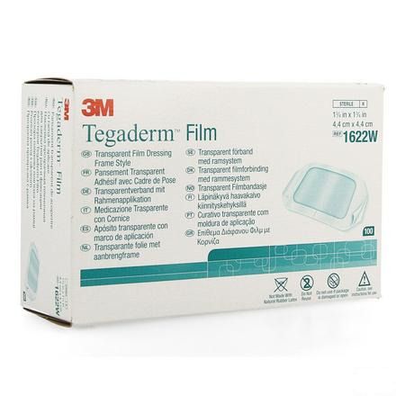 Tegaderm 3m Transp 4x 4cm 100 1622w  -  3M