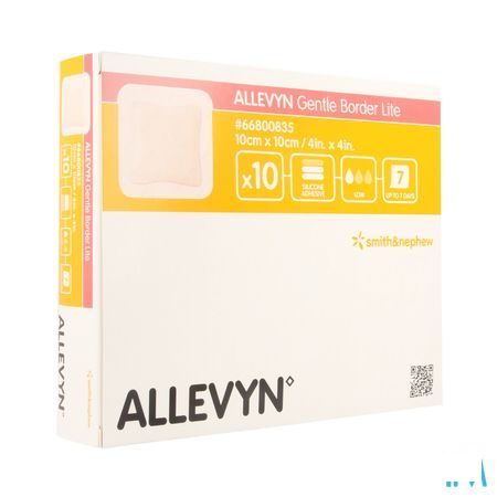 Allevyn Gentle Border Lite 10,0x10,0cm 10 66800835  -  Smith Nephew