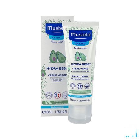 Mustela Baby Hydra Gelaatscreme Tube 40 ml