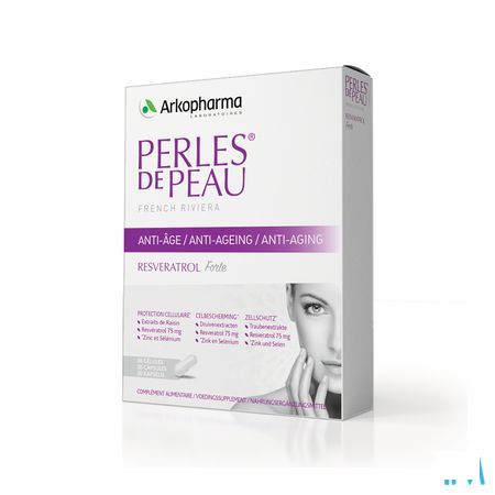 Perles De Peau A/Aging Resveratrol Comp 30  -  Arkopharma