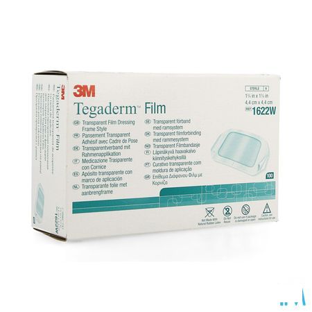 Tegaderm 3m Transp 4x 4cm 100 1622w  -  3M