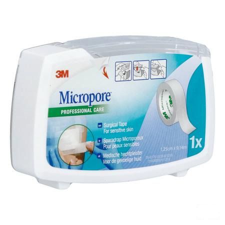 Micropore 3m 12,5mmx9,1m Nieuwe Dispenser 1530p-0d  -  3M