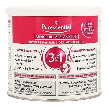 Puressentiel Afslanking Drainage Booster 3in1 240 gr  -  Puressentiel