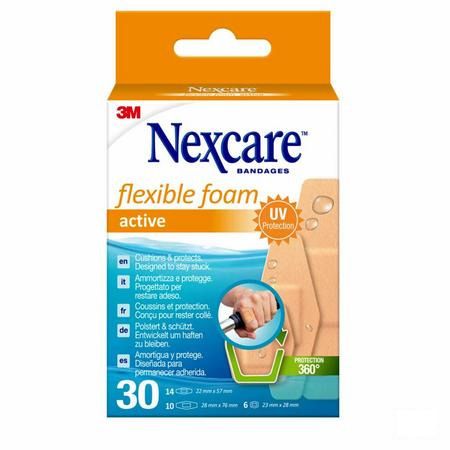 Nexcare 3M Flexible Foam Active Ha Pleist.Gesn. 30  -  3M