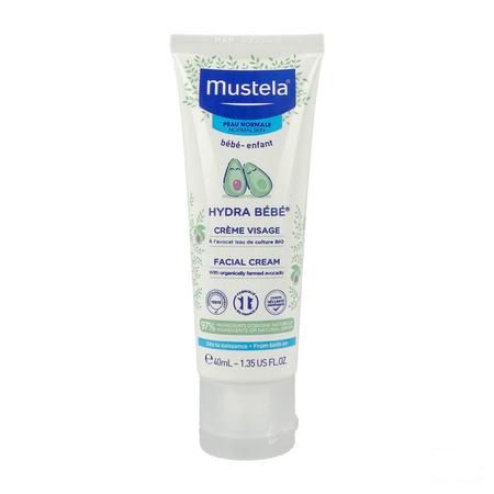 Mustela Baby Hydra Gelaatscreme Tube 40 ml