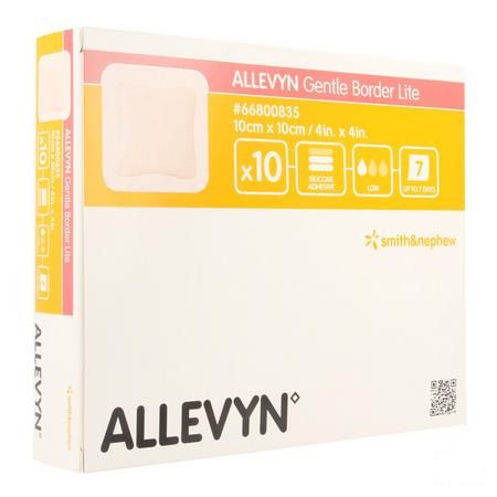 Allevyn Gentle Border Lite 10,0x10,0cm 10 66800835  -  Smith Nephew