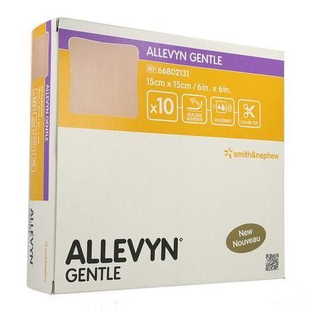 Allevyn Gentle Kp Foam 15Cmx 15Cm 10 66802131  -  Smith Nephew