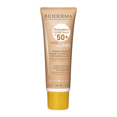 Bioderma Photoderm Cover Touch Goud Ip50+ Tb 40G  -  Naos