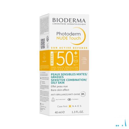 Bioderma Photoderm Nude Ip50 + Heel Licht 40 ml