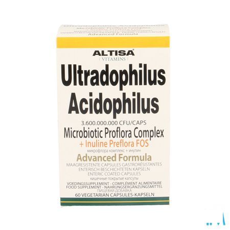 Altisa Ultradophil.acidoph. + inuline Adv. V-Capsule 60  -  Dieximport