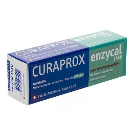 Curaprox Enzycal 1450 Tandpasta Tube 75 ml