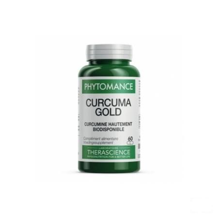 Curcuma Gold Capsule 60 Phytomance Pt273  -  Therascience-Lignaform