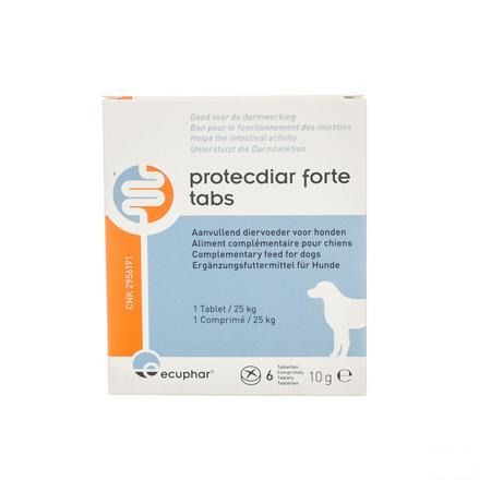 Protecdiar Forte Hond Tabletten 6  -  Ecuphar