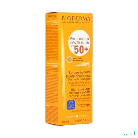 Bioderma Photoderm Cover Touch Goud Ip50+ Tb 40G  -  Naos