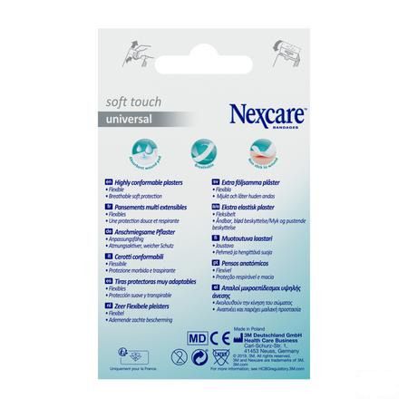 Nexcare 3M Soft Touch Universal Assort. Strips 20  -  3M