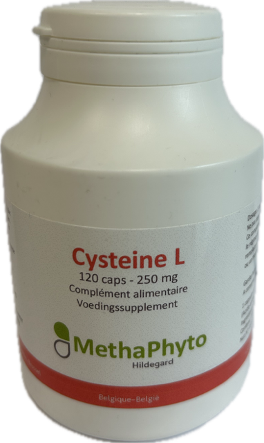 Cysteine L 250 mg 120 Capsule Hildegard  -  Methaphyto