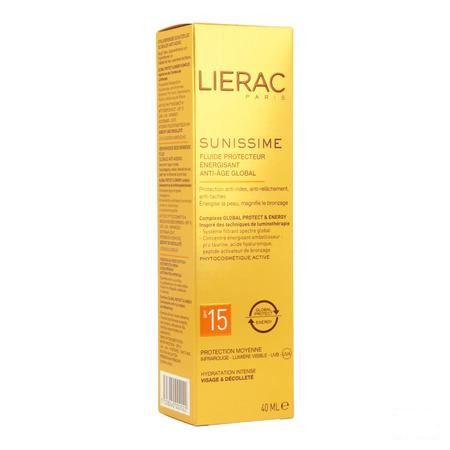 Lierac Sunissime Fluide Gelaat Ip15 Bescherm. 40 ml