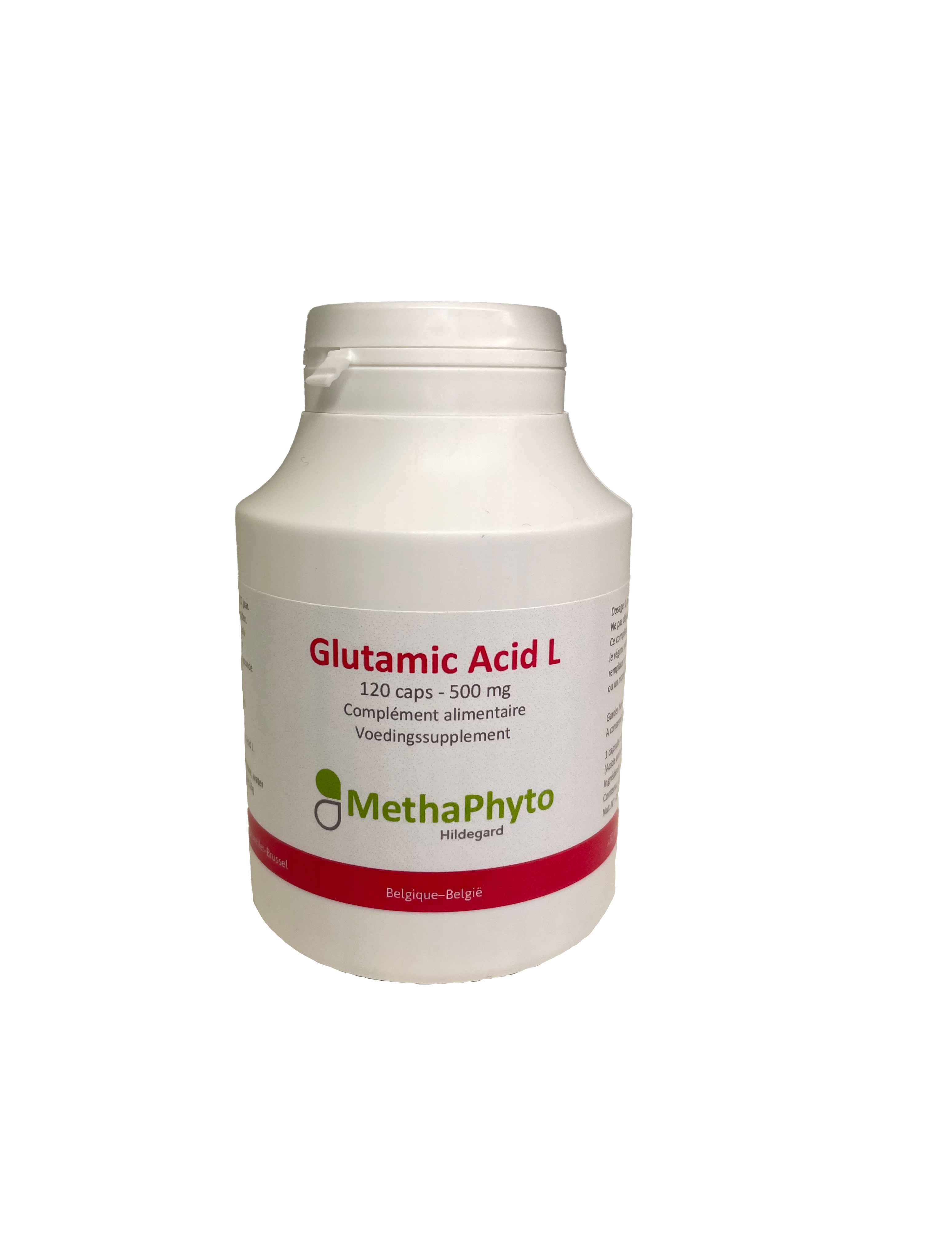 Glutamic Acid L 500 mg 120 Capsule Hildegard  -  Methaphyto