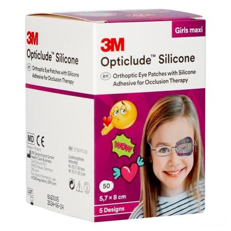 Opticlude 3m Silicone Eye Patch Girl Maxi 50  -  3M