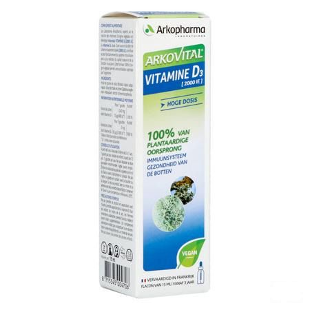 Arkovital Plantaardige Vit D3 & E Fl 20ml  -  Arkopharma 