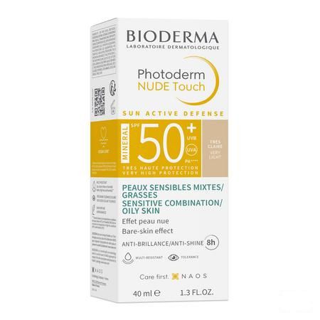 Bioderma Photoderm Nude Ip50 + Heel Licht 40 ml