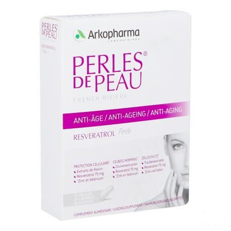 Perles De Peau A/Aging Resveratrol Comp 30  -  Arkopharma