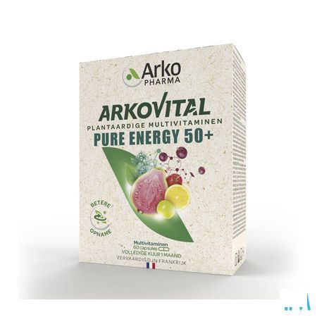 Arkovital Pure Energy 50 + Capsule 60  -  Arkopharma