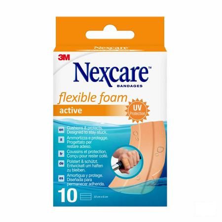 Nexcare 3M Flexible Foam Active Ha Pleist.Strip 10  -  3M