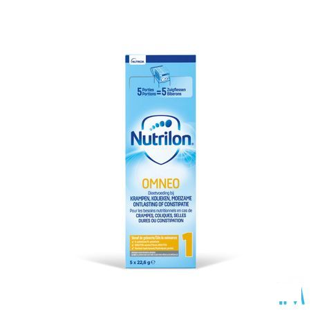 Nutrilon Omneo 1 Melk Zuig.melk Poeder Trialpack5x23g  -  Nutricia