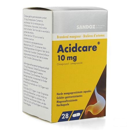 Acidcare 10 mg Sandoz Capsule Maagsapres 28 X 10 mg 