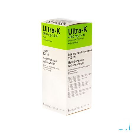 Ultra K Oplossing Potassium 200 ml  -  Melisana