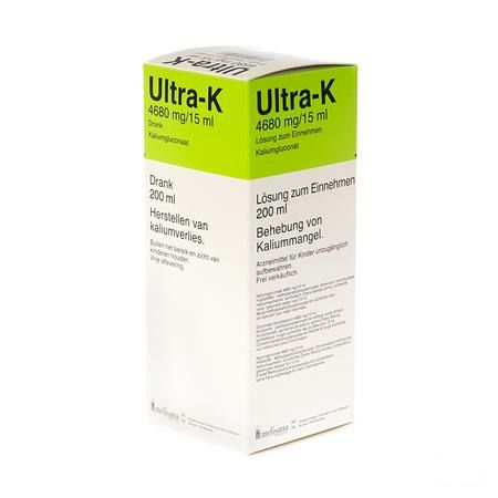 Ultra K Oplossing Potassium 200 ml  -  Melisana