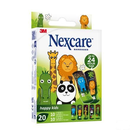 Nexcare 3m Happy Kids Dieren Pleister 20 N0920an  -  3M