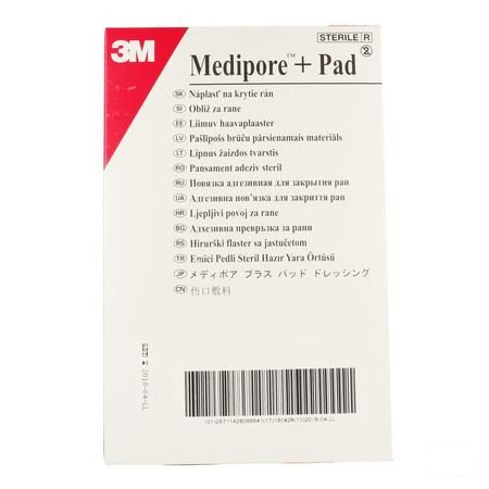 Medipore + Pad 3m 10x15,0cm 25 3569e  -  3M