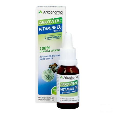 Arkovital Plantaardige Vit D3 & E Fl 20ml  -  Arkopharma 