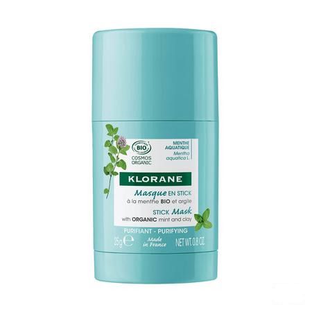 Klorane Gezicht Munt Aquatic Masker Stick 25G