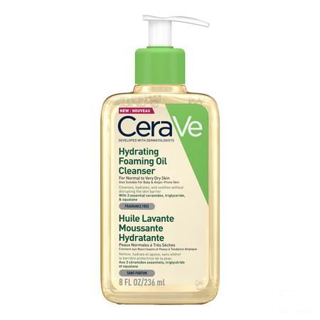 Cerave Hydraterende Schuimend Reinigingsolie 236 ml  -  Cerave