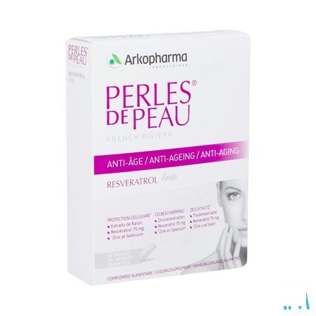 Perles De Peau A/Aging Resveratrol Comp 30  -  Arkopharma